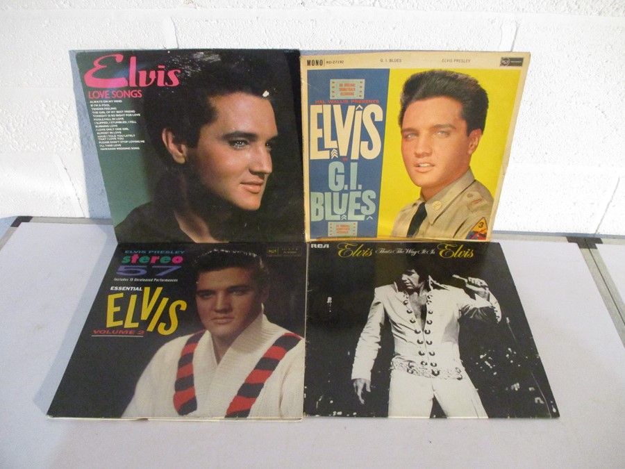 A collection of Elvis Presley vinyl records including Elvis Greatest Hits double special pink - Image 10 of 10