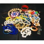 A collection of costume jewellery etc.