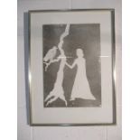 Elisabeth Frink CH, DBE, RA (1930-1993). Limited edition engraving ( 16/50) "The Squire's Tale" from