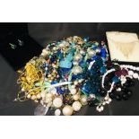 A collection of costume jewellery etc.