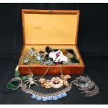 A collection of costume jewellery etc.