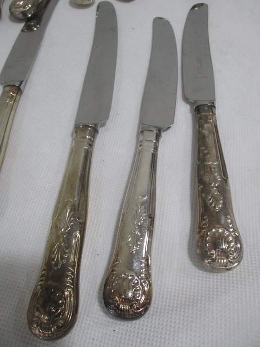 A collection of silver plated cutlery - Image 3 of 8