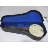 A small banjo in case A/F