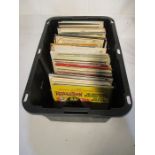 A large collection of 12" vinyl records including classical, soundtracks, musicals etc