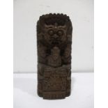 An Eastern Carving of deities - H 25cm