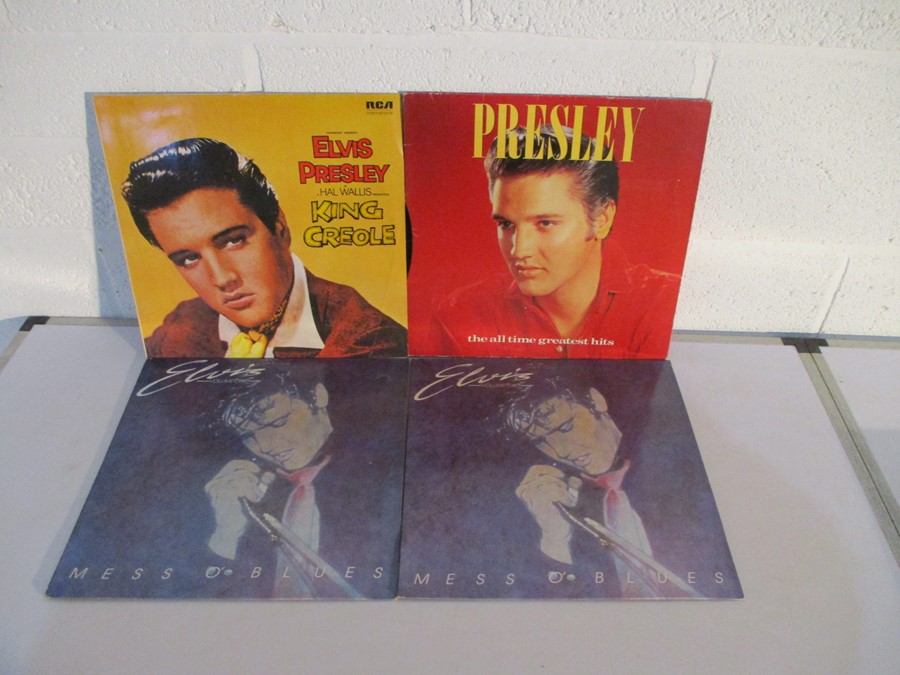 A collection of Elvis Presley vinyl records including Elvis Greatest Hits double special pink - Image 8 of 10