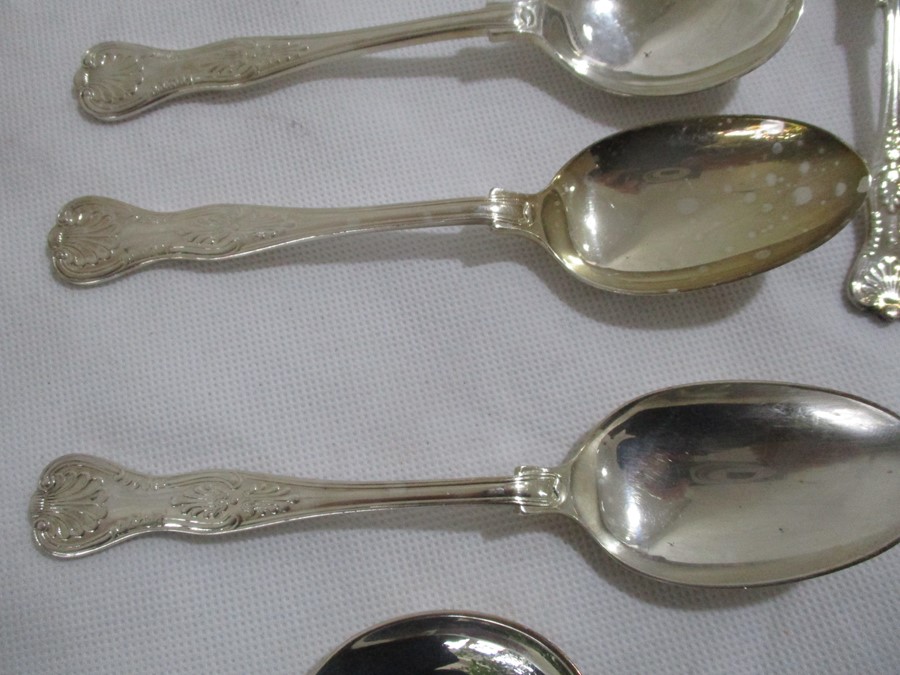 A collection of silver plated cutlery - Image 7 of 8