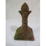 A terracotta roof finial - Overall height approx.47cm
