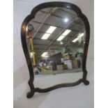 A "Callow of Mount Street, Park Lane" Chinoiserie dressing table/hanging mirror