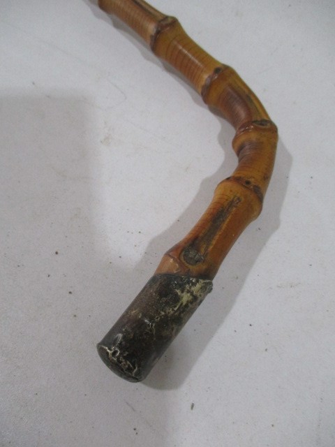 A silver mounted bamboo cane - Image 5 of 6