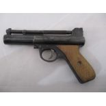 A Webley Mark 1 air pistol