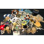 A collection of costume jewellery etc.