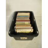A large collection of classical 12" vinyl records including Chopin, Brahms, Schubert, Beethoven,