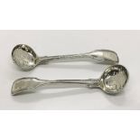 A pair of Victorian hallmarked silver sifters, weight 61.6g
