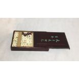 A vintage Mahjong set