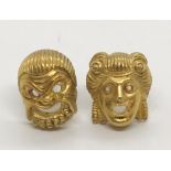 A pair of good quality earrings ( possibly Italian- family folklore said they were by Melillo)