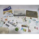 A selection of stamps and first day covers etc.