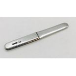 A hallmarked silver penknife by Asprey