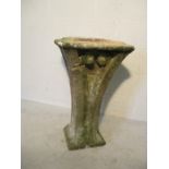 A Ham stone Pedestal. Height 72cm