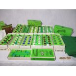 A collection of 11 Subbuteo teams ( some A/F) along with interchangeable goalkeepers, score board,