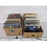 Two boxes of 12" vinyl records including box sets, classical, easy listening etc