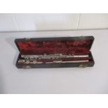 A "Stratford" Besson & Co (London) flute in carry case - numbered 191448
