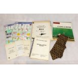 A collection of Concorde related items comprising of an early BA Passenger gift tie, two BAC