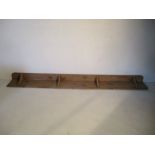 A large pine shelf - length 244cm, height 29cm , depth 17cm