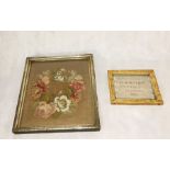 Two 19th Century needlepoint samplers