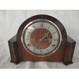 A Westminster chime mantle clock