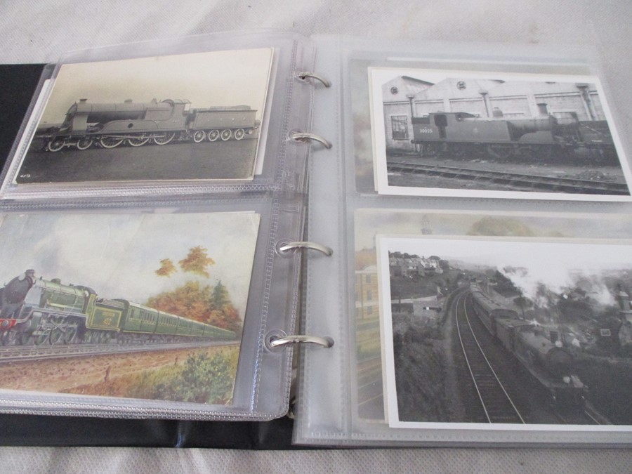 A collection of Railways related photographs and postcards etc. - Image 15 of 35