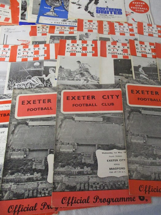 A collection of Exeter City Football Club match day programmes (dating from approx. 1967 to - Image 8 of 13