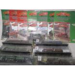 A selection of 1:76 scale models from the Great British Locomotive collection including the City