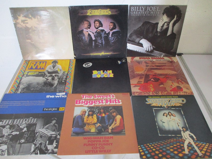 A collection of 12" vinyl records including The Who, John Lennon, Billy Joel, Paul McCartney, Bee - Image 2 of 7