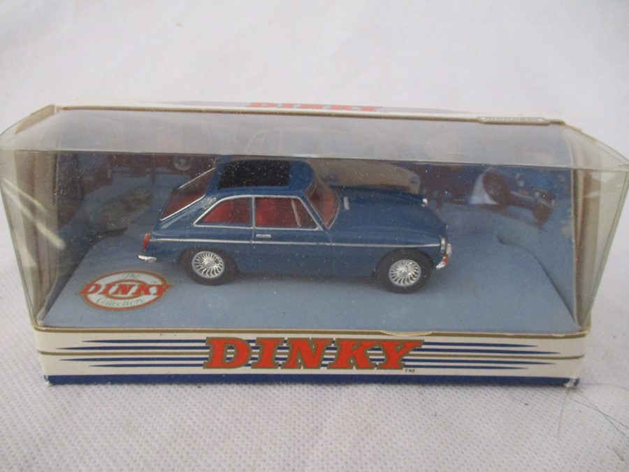 A small collection of Dinky, Corgi etc. including two boxed Dinky MGB's, boxed Eddie Stobart mini - Bild 5 aus 10