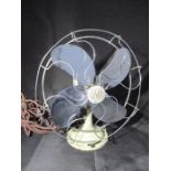 A Vintage retro "Limit" electric table fan - height approx. 37cm