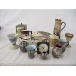 A collection of china etc. including Royal Doulton, studio pottery etc.