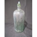 A vintage glass poisons bottle