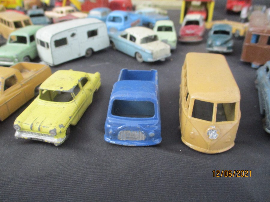 A selection of vintage play worn model cars including Lesney, Corgi and Dinky - Bild 10 aus 33