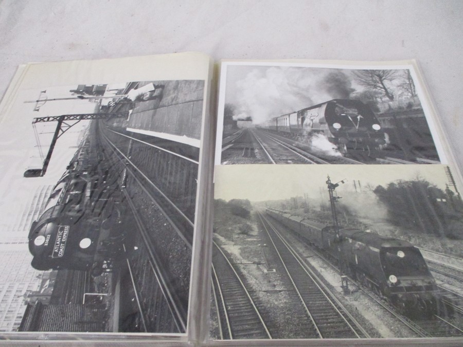 A collection of Railways related photographs and postcards etc. - Image 4 of 35