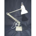 A vintage Herbert Terry & Sons Ltd angle poise lamp