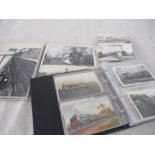 A collection of Railways related photographs and postcards etc.