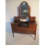 An Edwardian inlaid dressing table