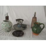A collection of 20th Century studio pottery