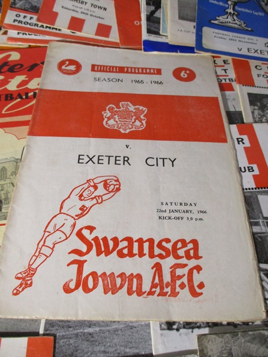 A collection of Exeter City Football Club match day programmes (dating from approx. 1967 to - Image 2 of 13