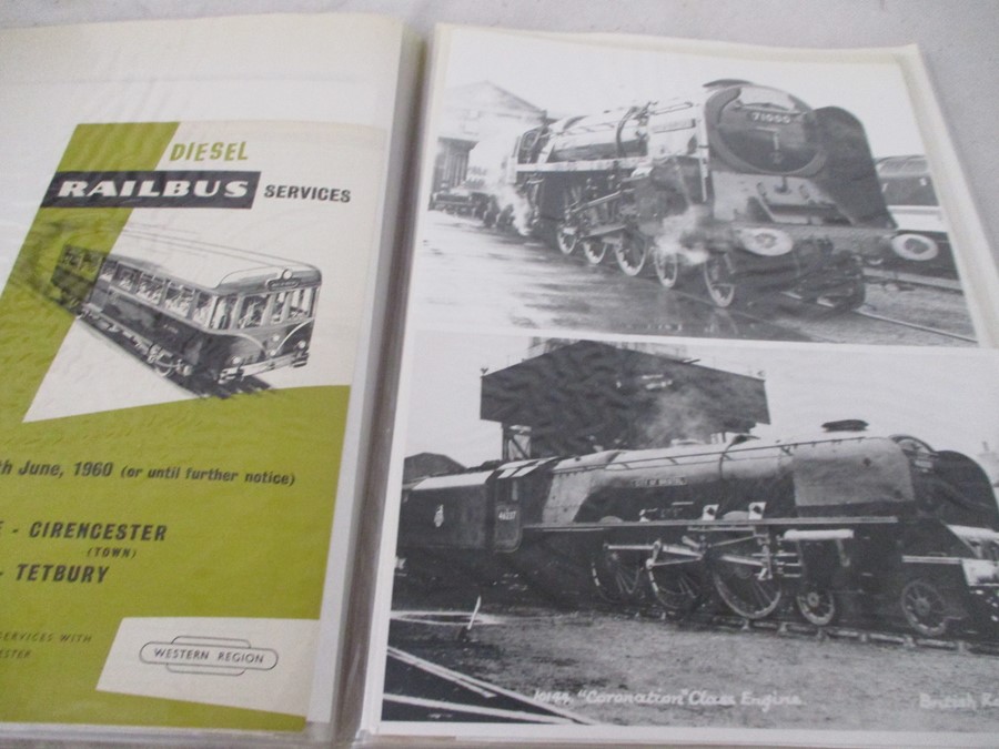 A collection of Railways related photographs and postcards etc. - Image 7 of 35