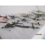 A collection of Airfix style completed models- some A/F with some parts present