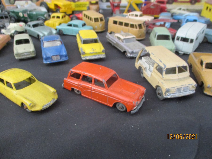A selection of vintage play worn model cars including Lesney, Corgi and Dinky - Bild 11 aus 33