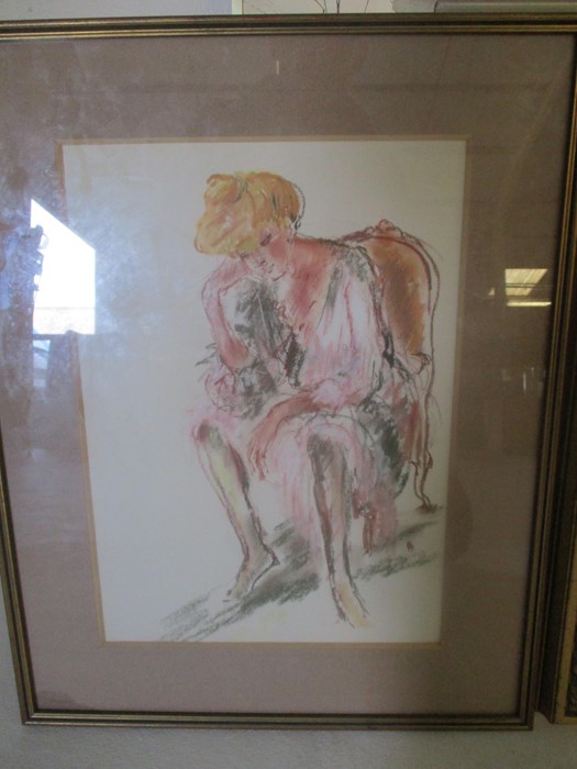 A collection of pictures including an Impressionist oil signed Philippe De Lestrange, an - Image 7 of 22