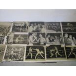 A selection of vintage boxing, football and horseracing photos. Including Carera v Gains 30/05/32,